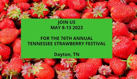 We at the Dayton Chamber of Commerce are now in the planning stages of the 76th Annual <b>Tennessee</b> <b>Strawberry</b> <b>Festival</b>. . Tennessee strawberry festival 2023